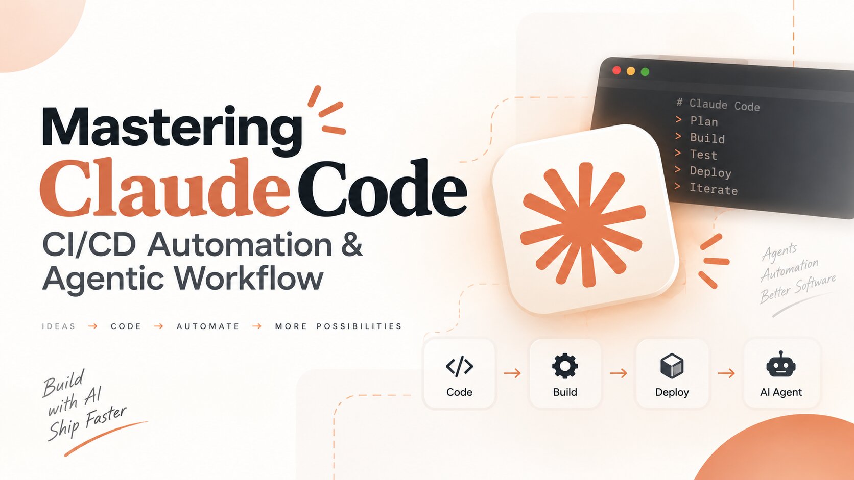 Mastering Claude Code: CI/CD Automation & Agentic Workflow